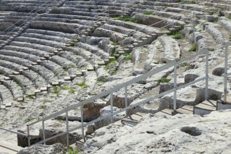 The ruins of Syracuse’s Greek Theatre