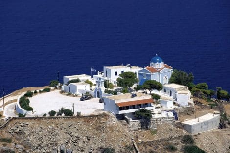 Le monastère de Panagia Kastriani à Kea