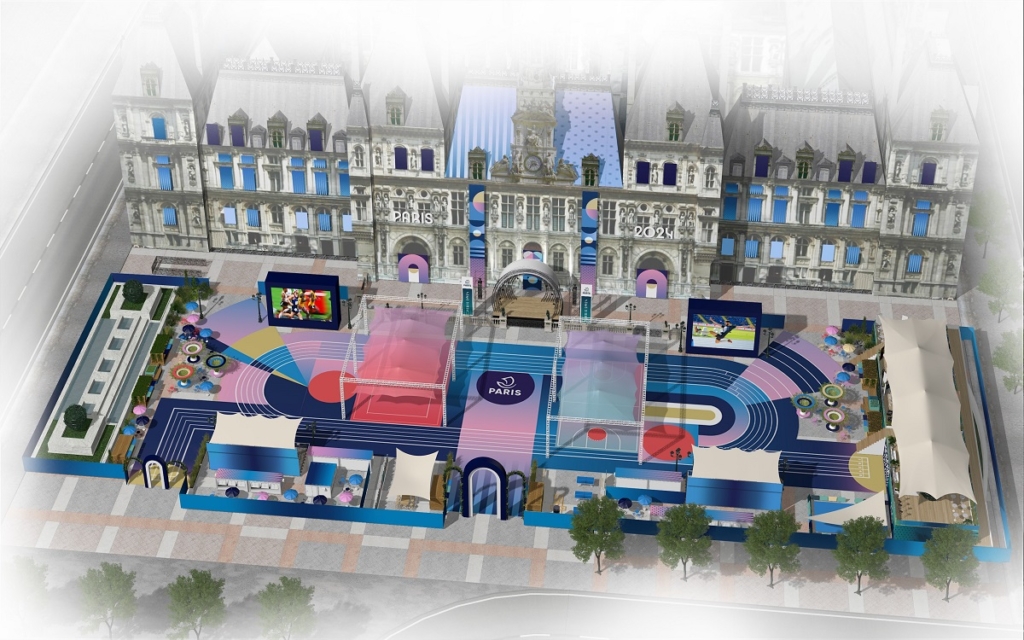 Le Off des Jeux à Paris : site des festivités de l'Hôtel de Ville
Crédit photo :Ville de Paris – visuel non contractuel
