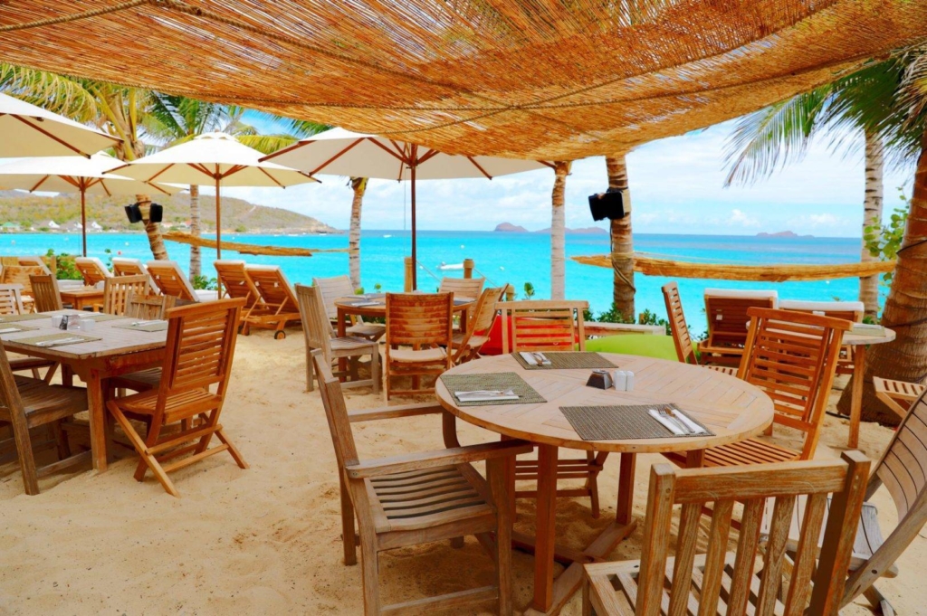 restaurant saint barth location villa de luxe luxury rental bellavista 