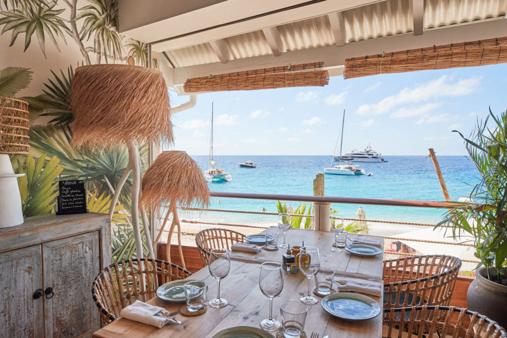 restaurant saint barth location villa de luxe luxury rental 