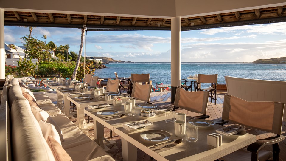 restaurant saint barth location villa de luxe luxury rental 