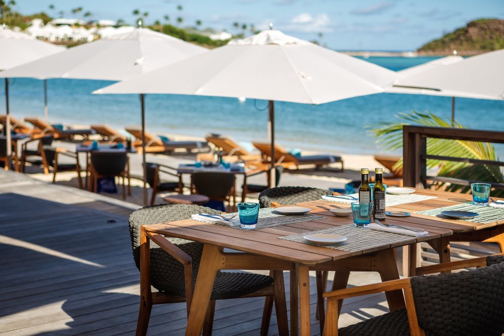 restaurant saint barth location villa de luxe luxury rental 