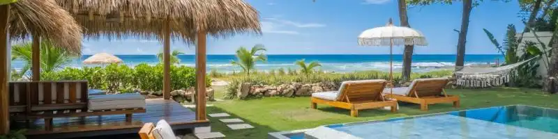 rental villa Pacific Coast with pool for 9 guests